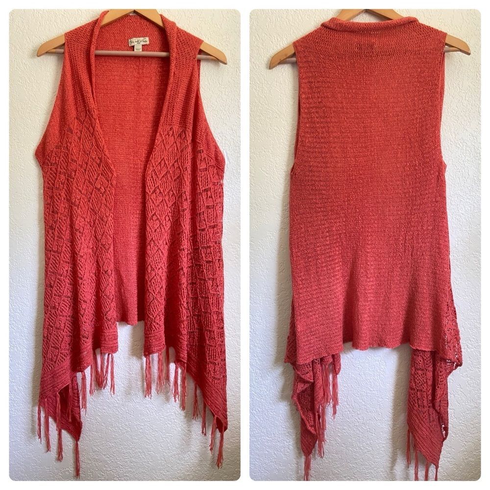 Live And Let Live Boho Vest With Fringe
